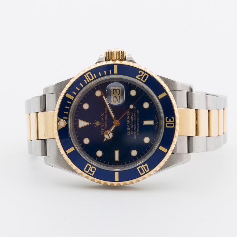 ROLEX, Oyster Perpetual, Submariner (1000ft=300m, Swiss Made), wristwatch, 40 mm,