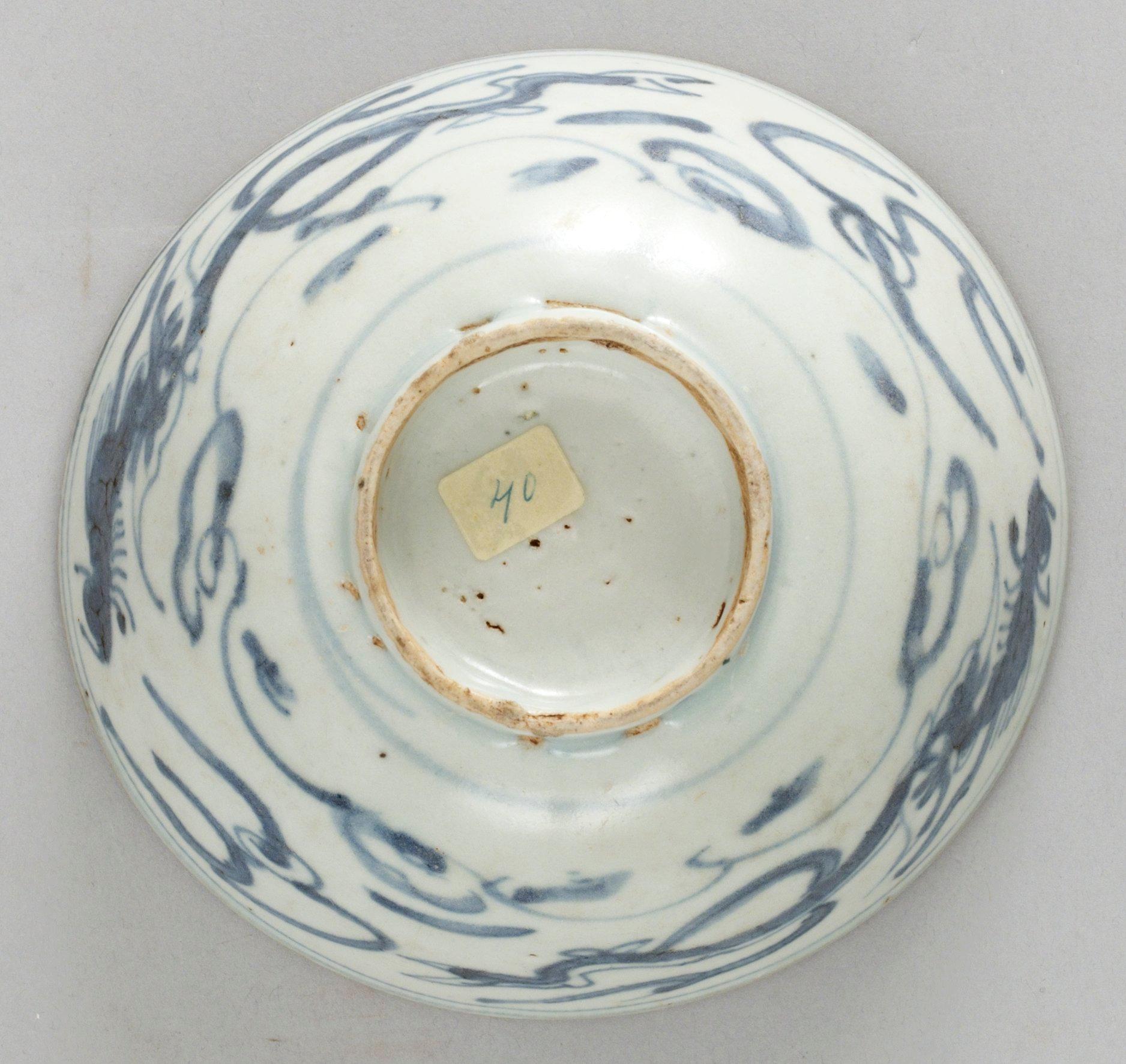 SKÅL, porslin. Ming dynastin.