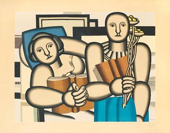 409. Fernand Léger (Efter), "La lecture".