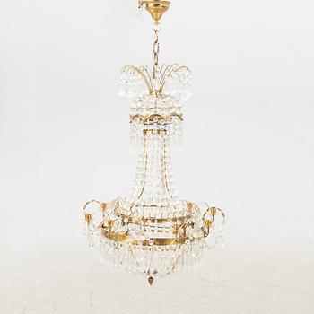 An Empire style chandelier 20th century.