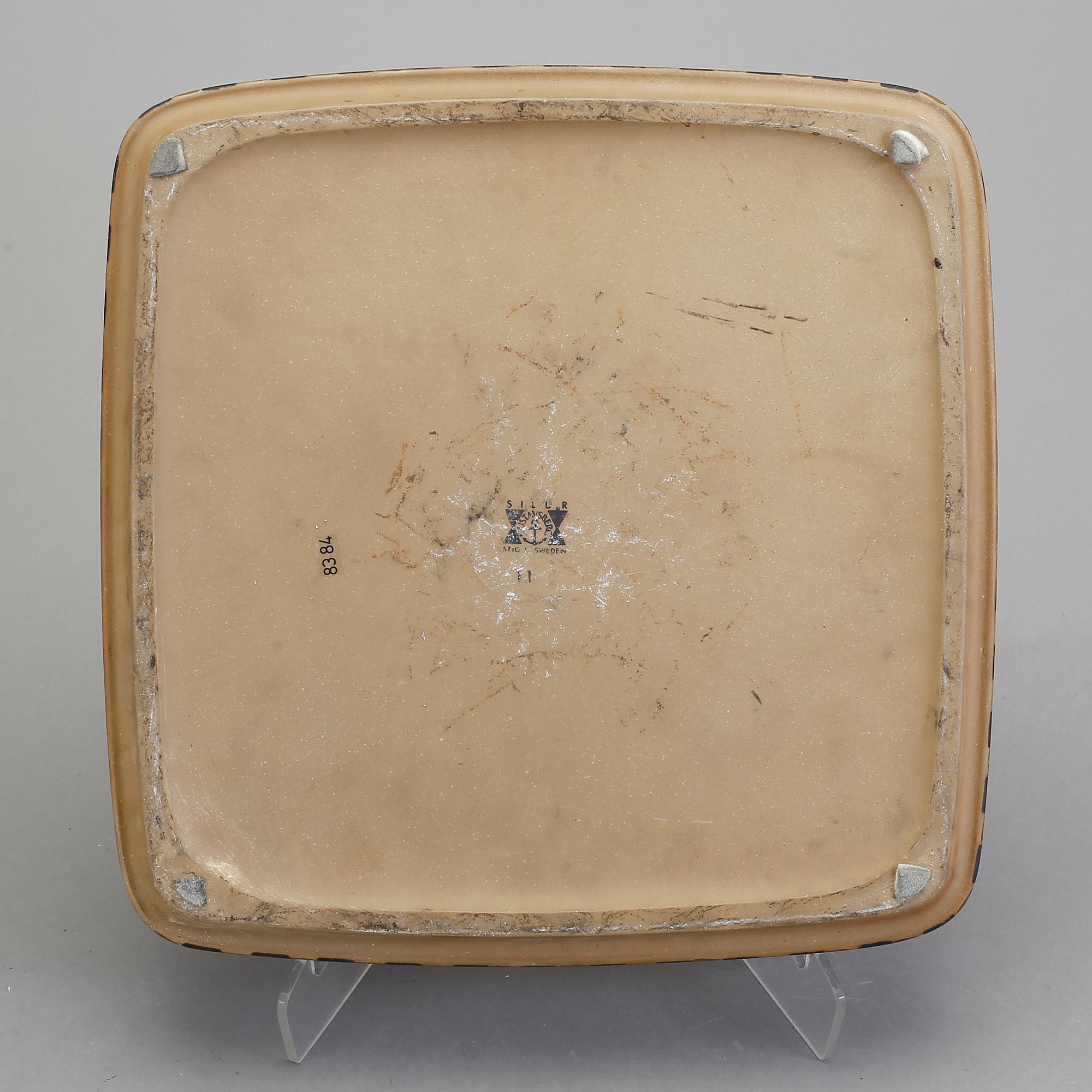 SKÅLFAT, stengods. "Silur", Stig Lindberg, Gustavsberg 1960-tal.