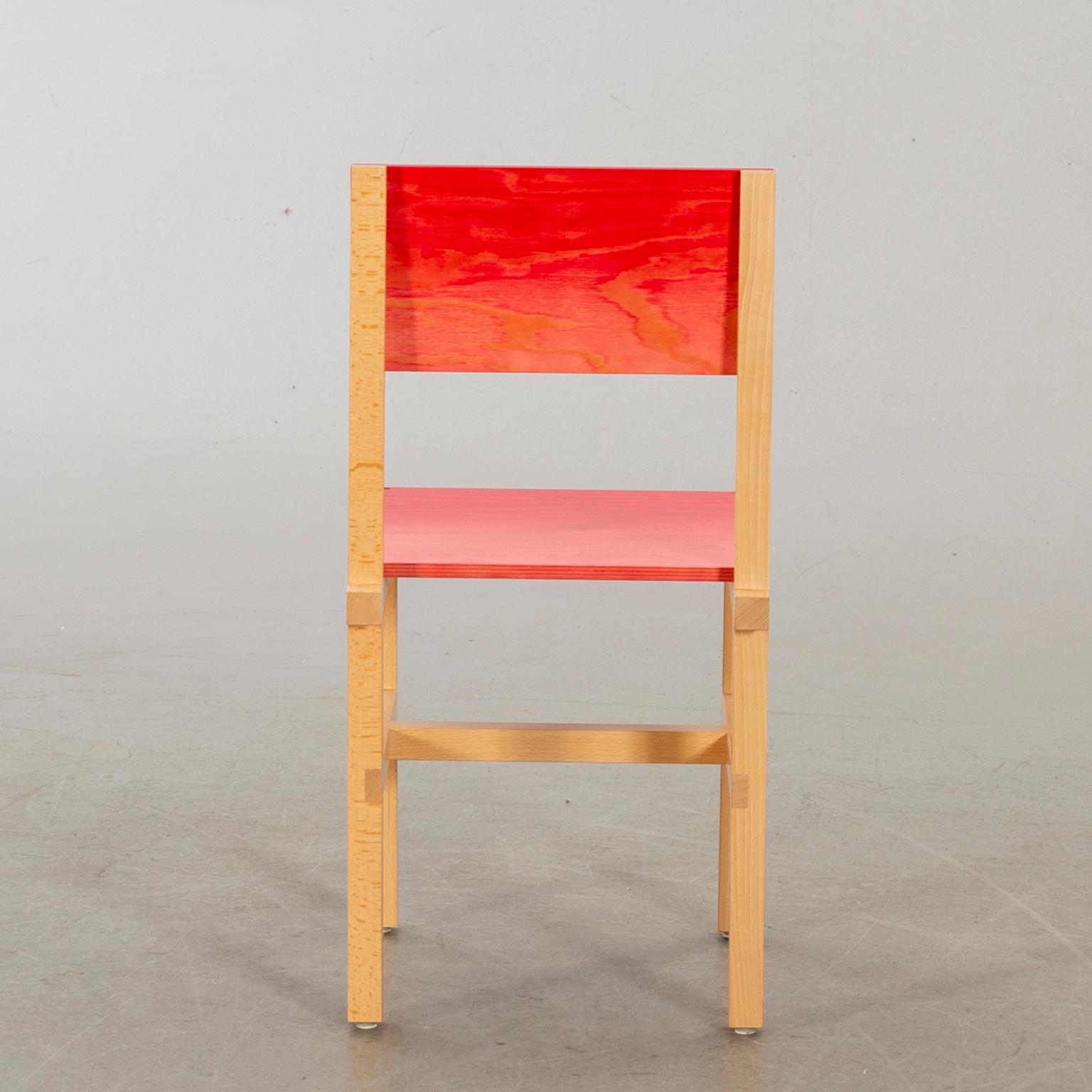 FREDRIK PAULSEN, "Röhsska"Designbaren, chair, Blå Station 2020, Chair 29/102.
