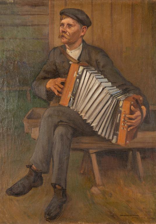 Väinö Hämäläinen, oil on canvas, signed and dated Sortavala 1907.