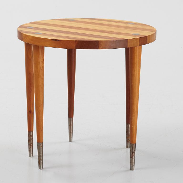 Kerstin Olby, side table, trätina, signed.