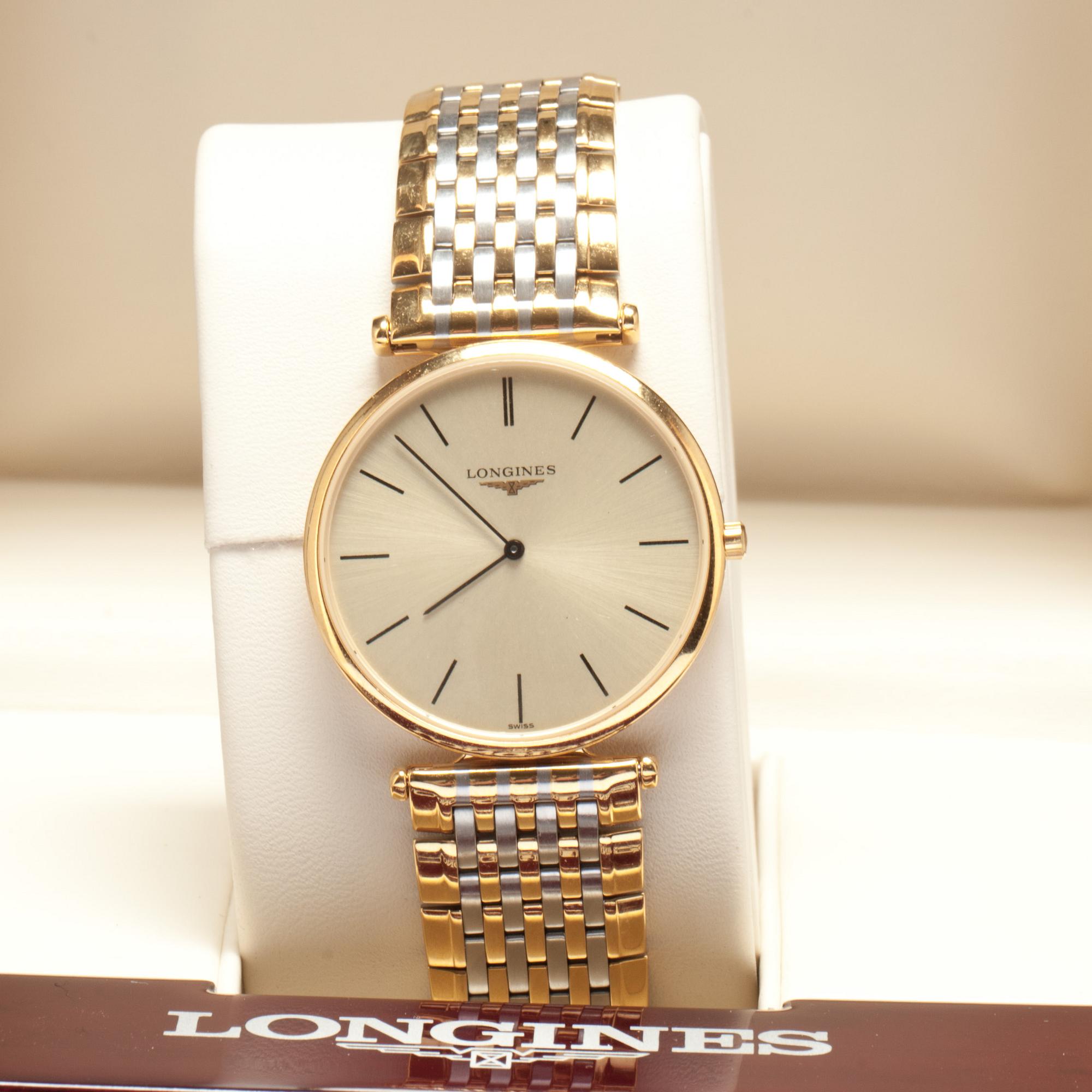 HERRARMBANDSUR, Longines, i originalbox.