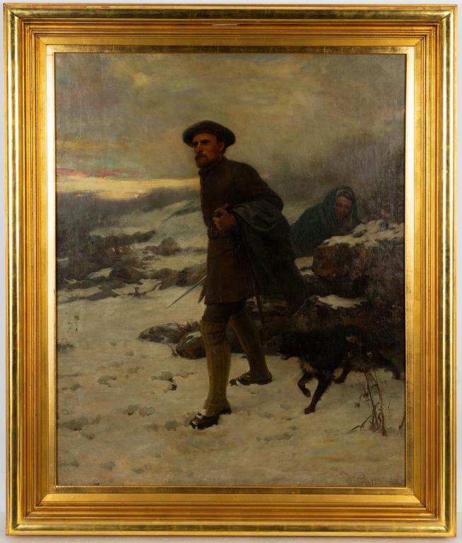 William Pratt, olja på duk, signerad och daterad 188?.