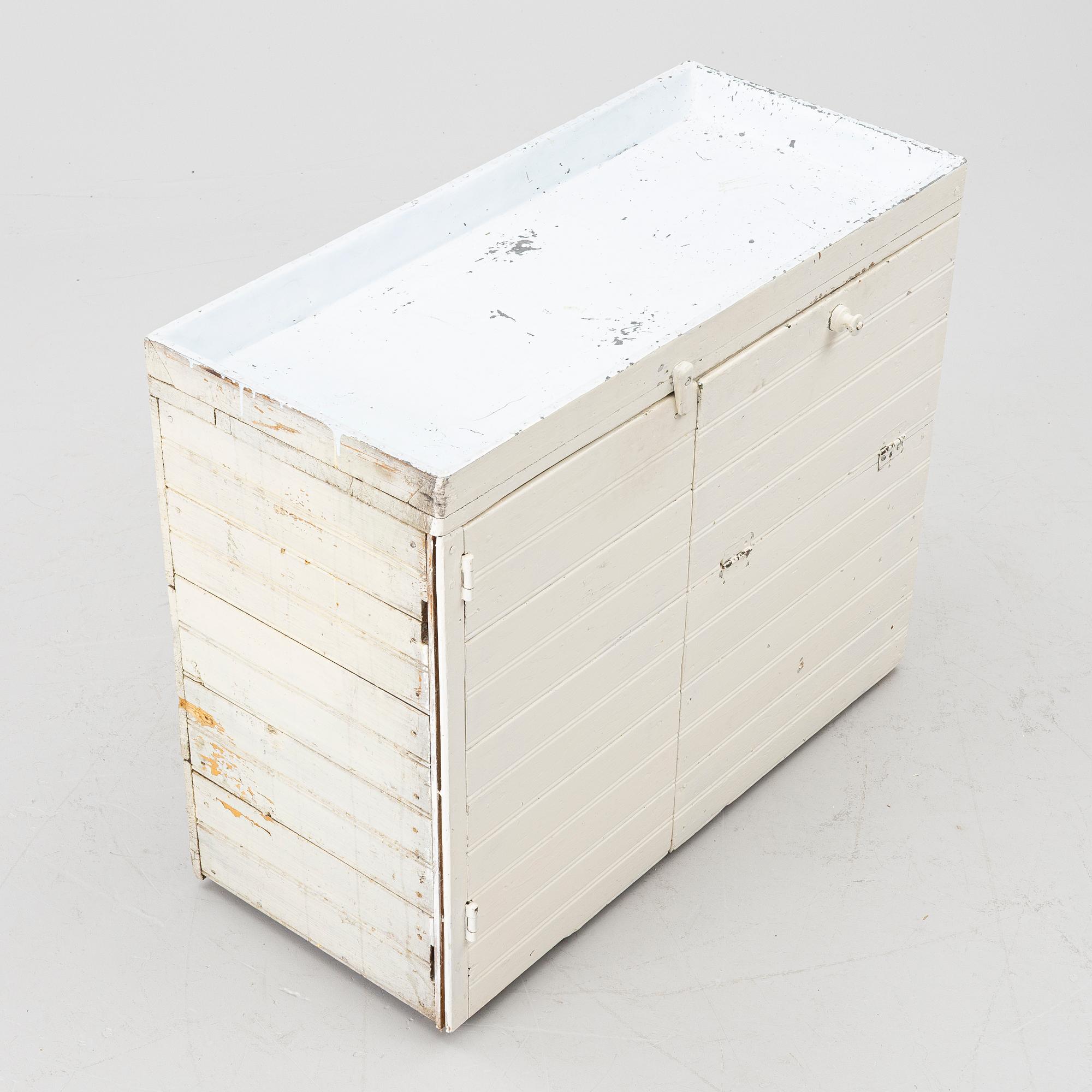 Sink cabinet, Hälsingland, late 19th century.