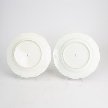 Tallrikar 12 st Meissen 1900-talets första hälft porslin.