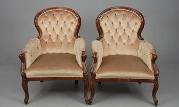 KARMSTOLAR, nyrokoko, 1800-talets slut.