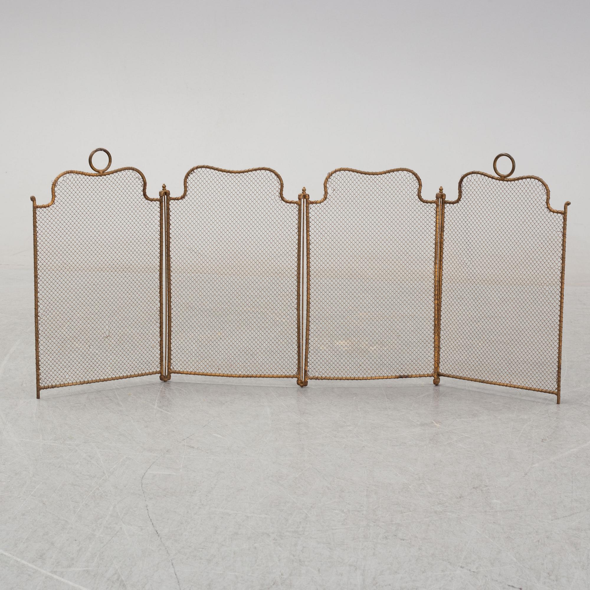 Gnistskydd/brasgaller, tidigt 1900-tal.