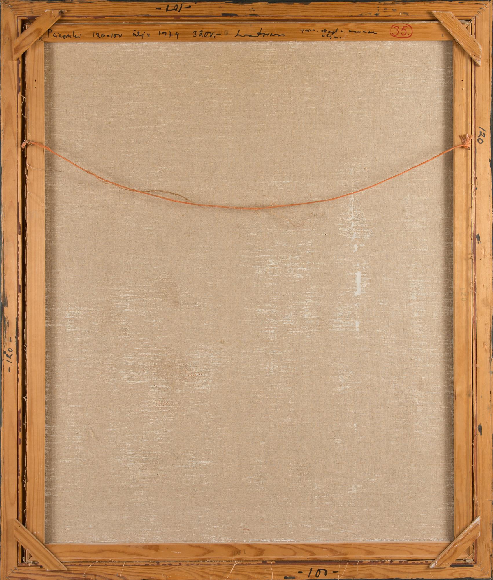 Tero Laaksonen, oil on canvas, signed and dated -79.