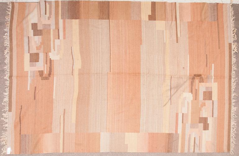 MATTA, funkis, design Greta Skogster, vävd av Kiikan Kutomo, Finland 1930-tal. 355 x 240 cm.