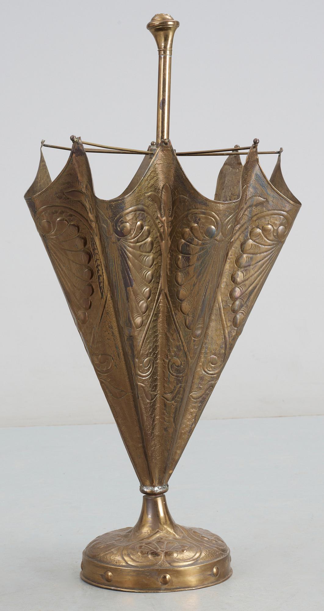 PARAPLYSTÄLL, mässing, Belgien, 1900-talets mitt.