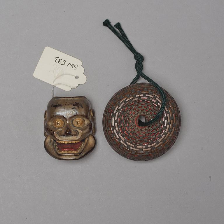 Two Japanese Netsukes, Meiji period (1868-1912).