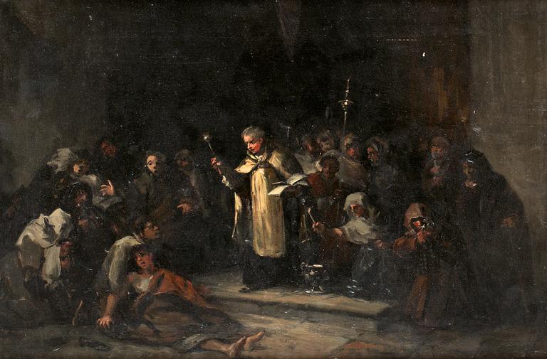 Eugenio Lucas Velasquez Tillskriven, Helbrägdagörelse.