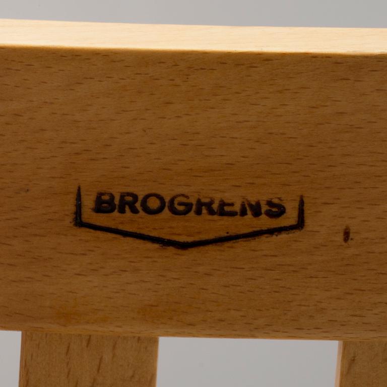 DÄCKSTOLAR, ett par. Brogrens, Stockamöllan, modern tillverkning.