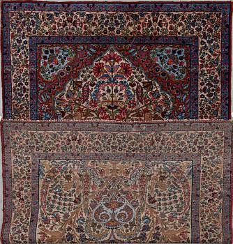 MATTA, semiantik Kirman, figural, ca 220x135 cm.