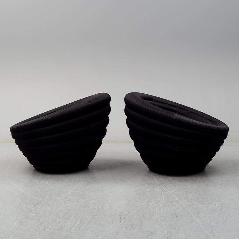 A pair of 'Blow' lounge chairs by ohannes Foersom & Peter Hiort-Lorenzen for Hay, 21th Century.