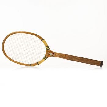 Tennis racket, provenance: King Gustaf V.
