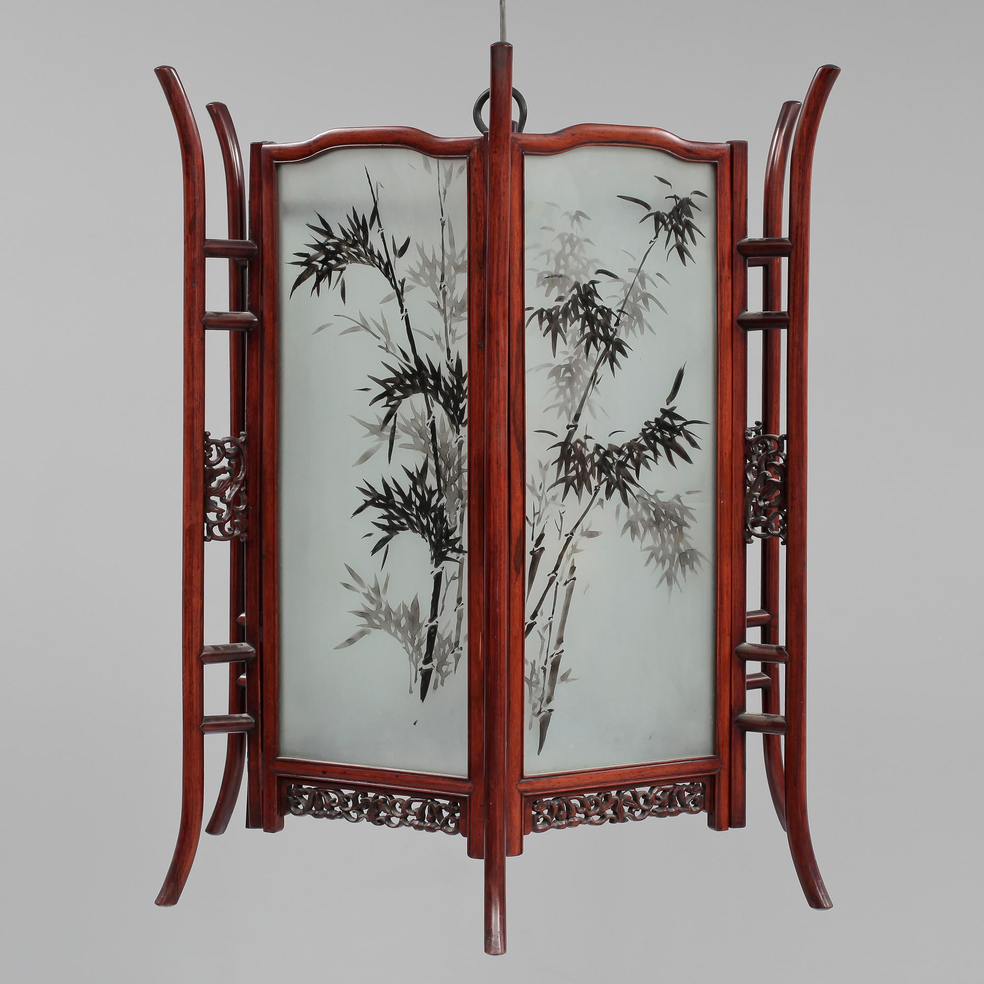 TAKLAMPA, orientalisk, 1900-tal. Höjd 75 cm.