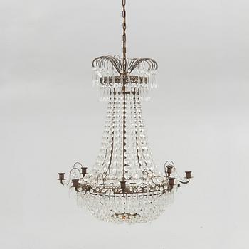 Chandelier, Gustavian style, 20th century.