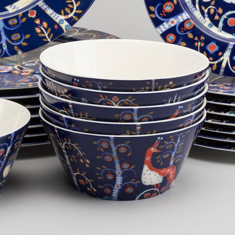 KLAUS HAAPANIEMI, servis, 22 dlr,  "Taika" Iittala Finland 2000-tal porslin.