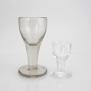 Signe Persson-Melin, a 14 pcs Ruben glass service Boda 1960s.