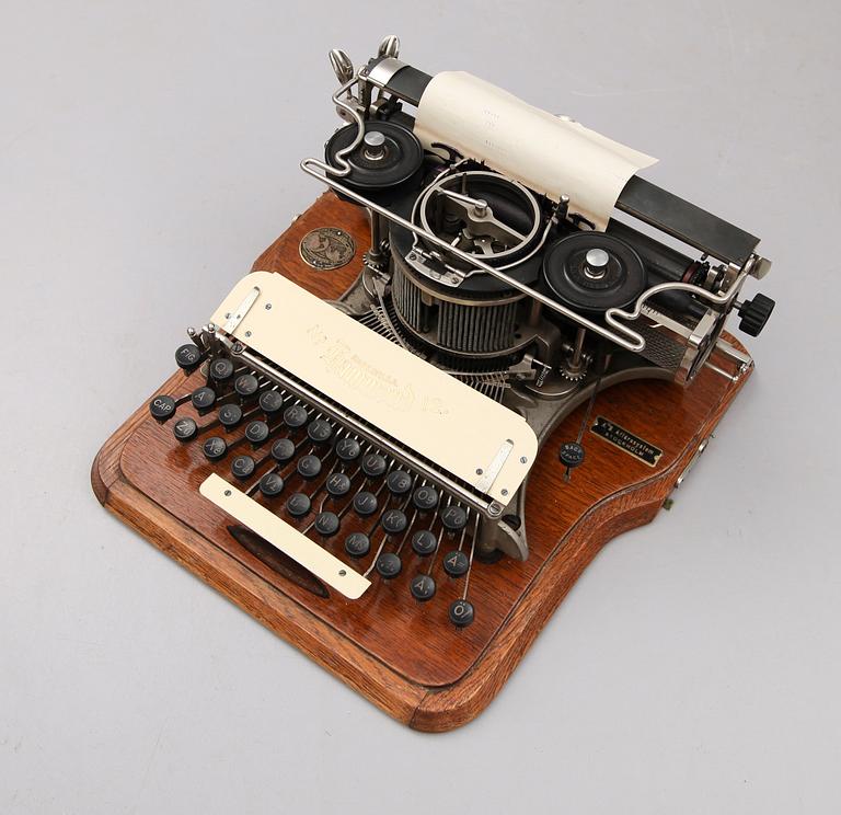 SKRIVMASKIN, Hammond, tidigt 1900-tal.