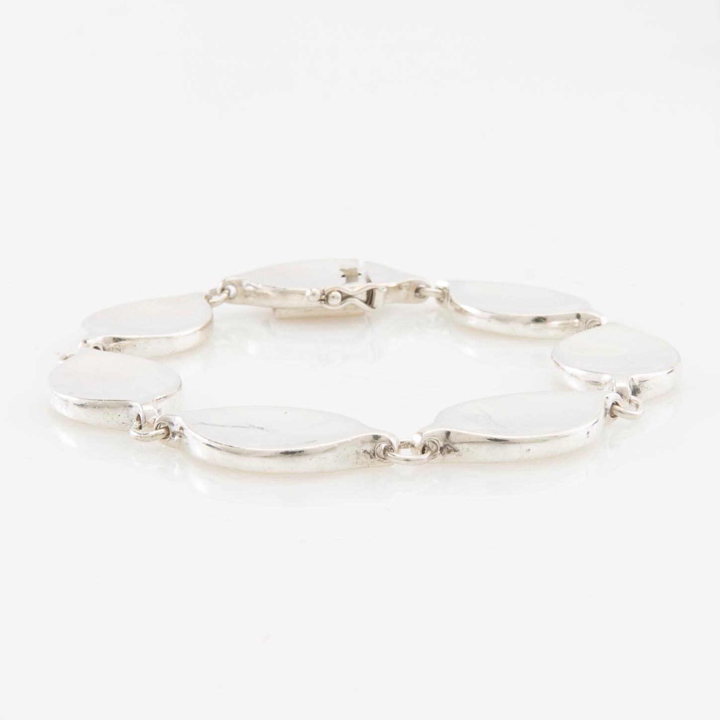 Georg Jensen, Bracelet model no. 171, sterling silver, Denmark.