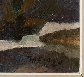 MARCUS COLLIN, oil on canvas, signed and dated -20.