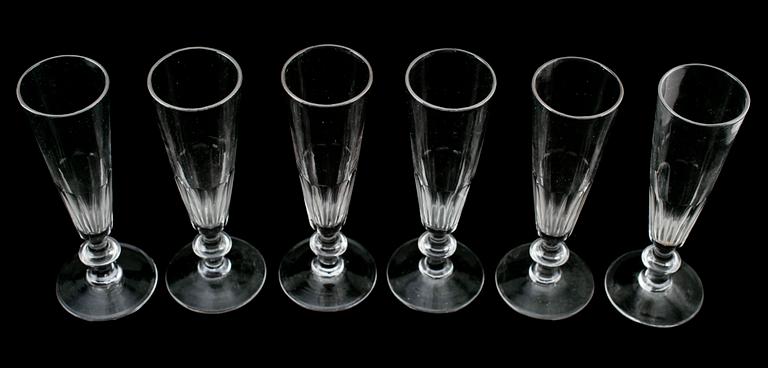 CHAMPAGNESTRUTAR, 6 st, 1800-talets andra hälft.