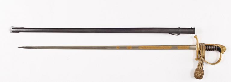 SABEL, Sverige, m/1899 för officer vid infanteriet.