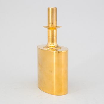 A Pierre Forssell brass decanter from Skultuna, Sweden.