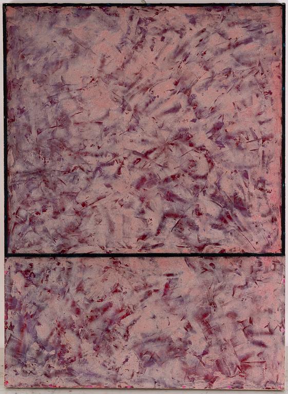 Paul Osipow, mixed media on paper/canvas, signed.