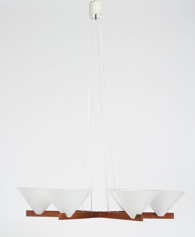 Hans-Agne Jakobsson, a pair of ceiling lamps, model "T 288/6", Hans-Agne Jakobsson AB, Åhus, 1950-60s.