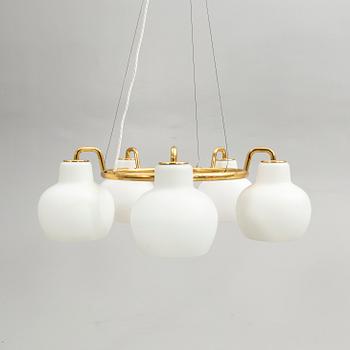 Vilhelm Lauritzen, Ceiling lamp, "VL Ring Crown 5", Louis Poulsen, Denmark.