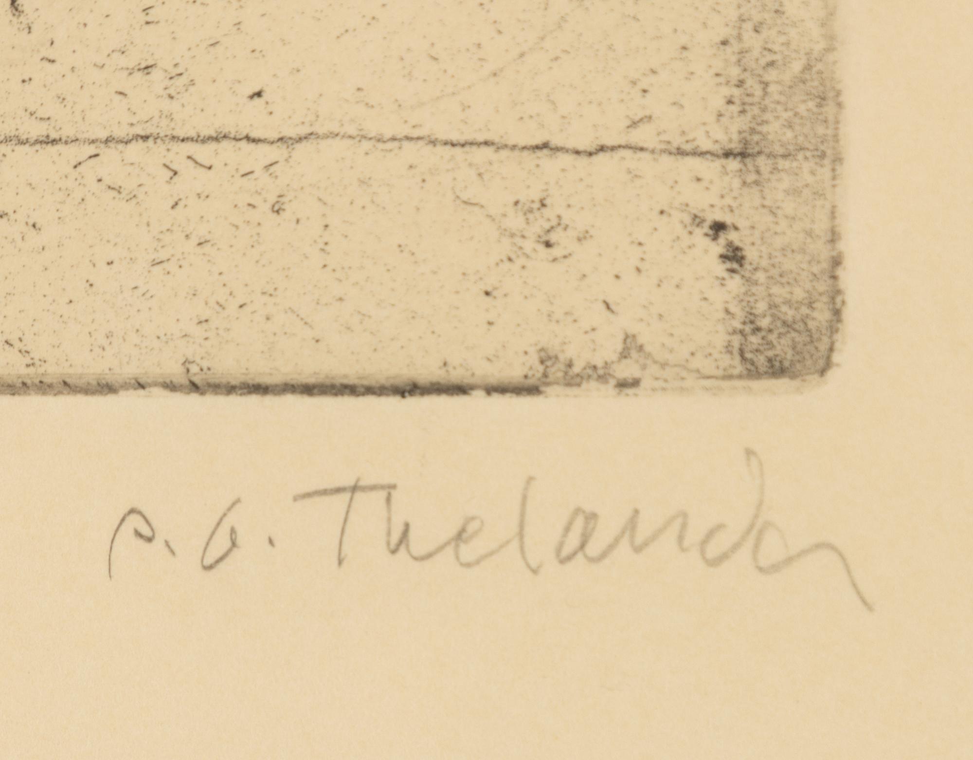 PG Thelander, "Man på bord", "Flugsvamp I", "Man-Fisk".