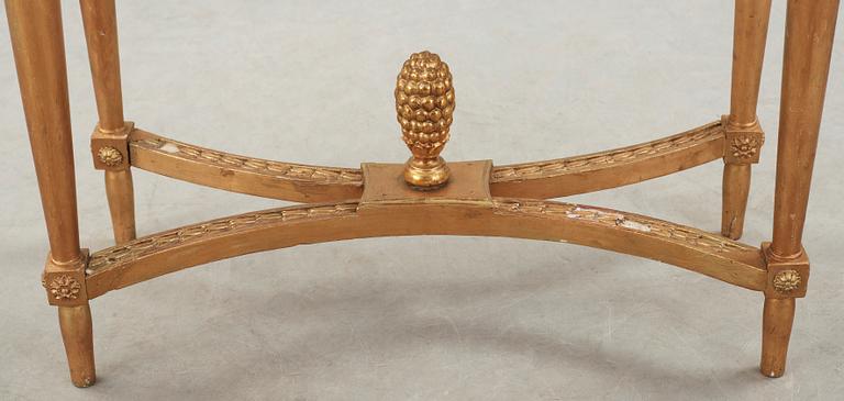 KONSOLBORD, sengustaviansk stil, 1800-talets slut.
