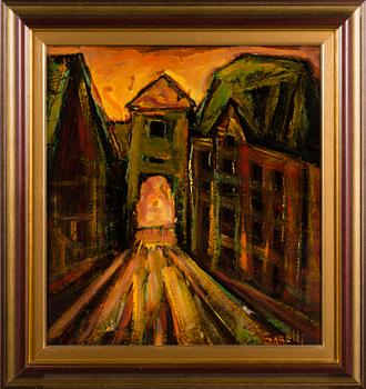 PAAVO SARELLI, oil on board, signed, a tergo dated -71.