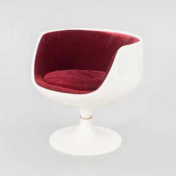 Eero Aarnio, fåtöljer, 4 st "Cognac", Artekno för Asko Oy, Finland, 1960/70-tal.