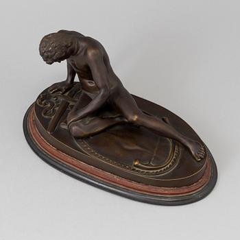 SKULPTUR, brons, 1800-talets andra hälft.