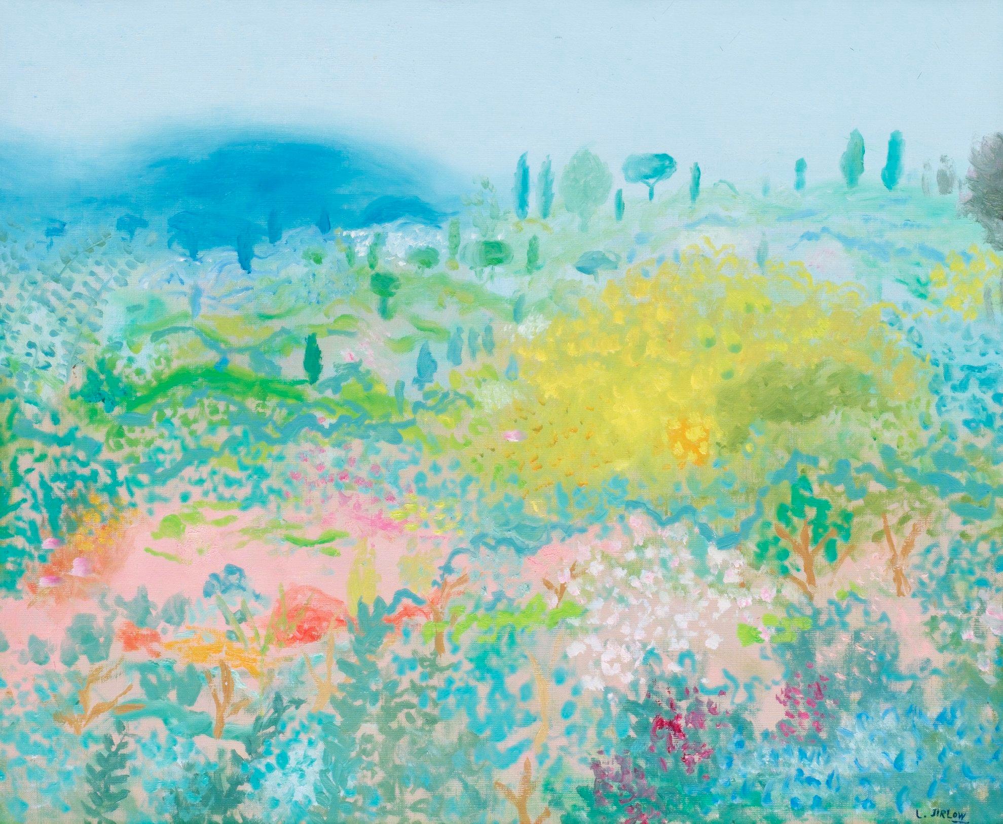 Lennart Jirlow, "Vue du Saint Paul de Vence".