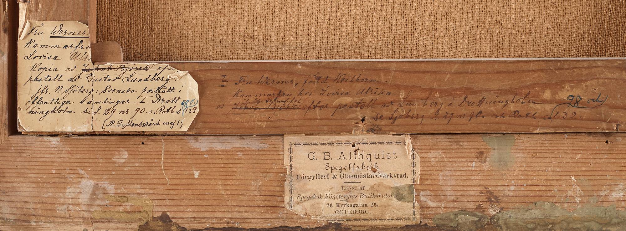 Jakob Björck Tillskriven, "Fru Werner (född Keilhorn).