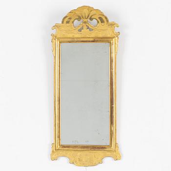 Spegel, av Joseph Schürer (mästare i Stockholm verksam 1760-85, privilegier 1769), Rokoko.