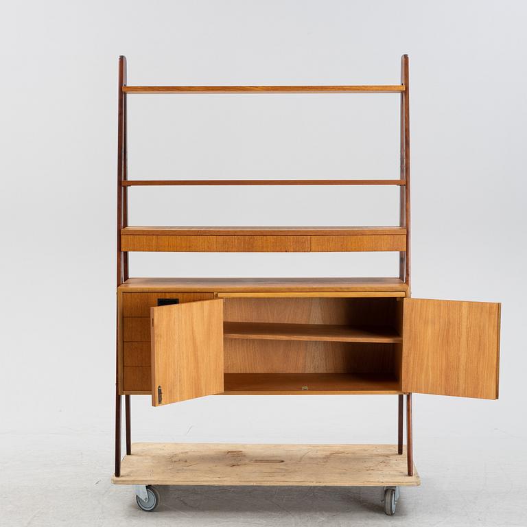 A teak veneered bookcase, 1950'/60's.