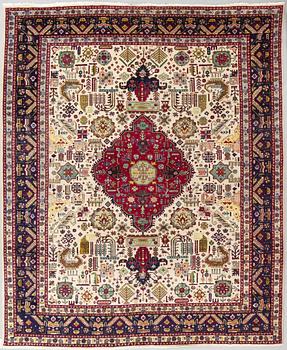 Matta, Täbris, ca 370 x 310 cm.