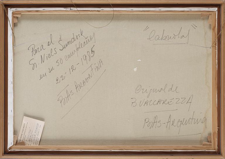 BARTOLOMÉ VACCAREZZA, olja på duk, signerad och daterad 1985.