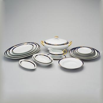 DINNERWARE SET, 89 pcs, porcelain, AB-model, Arabia, Finland 1930-49.