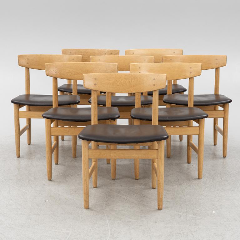Børge Mogensen, a set of chairs 8 chairs, "Öresund", Karl Andersson och söner, Sverige.