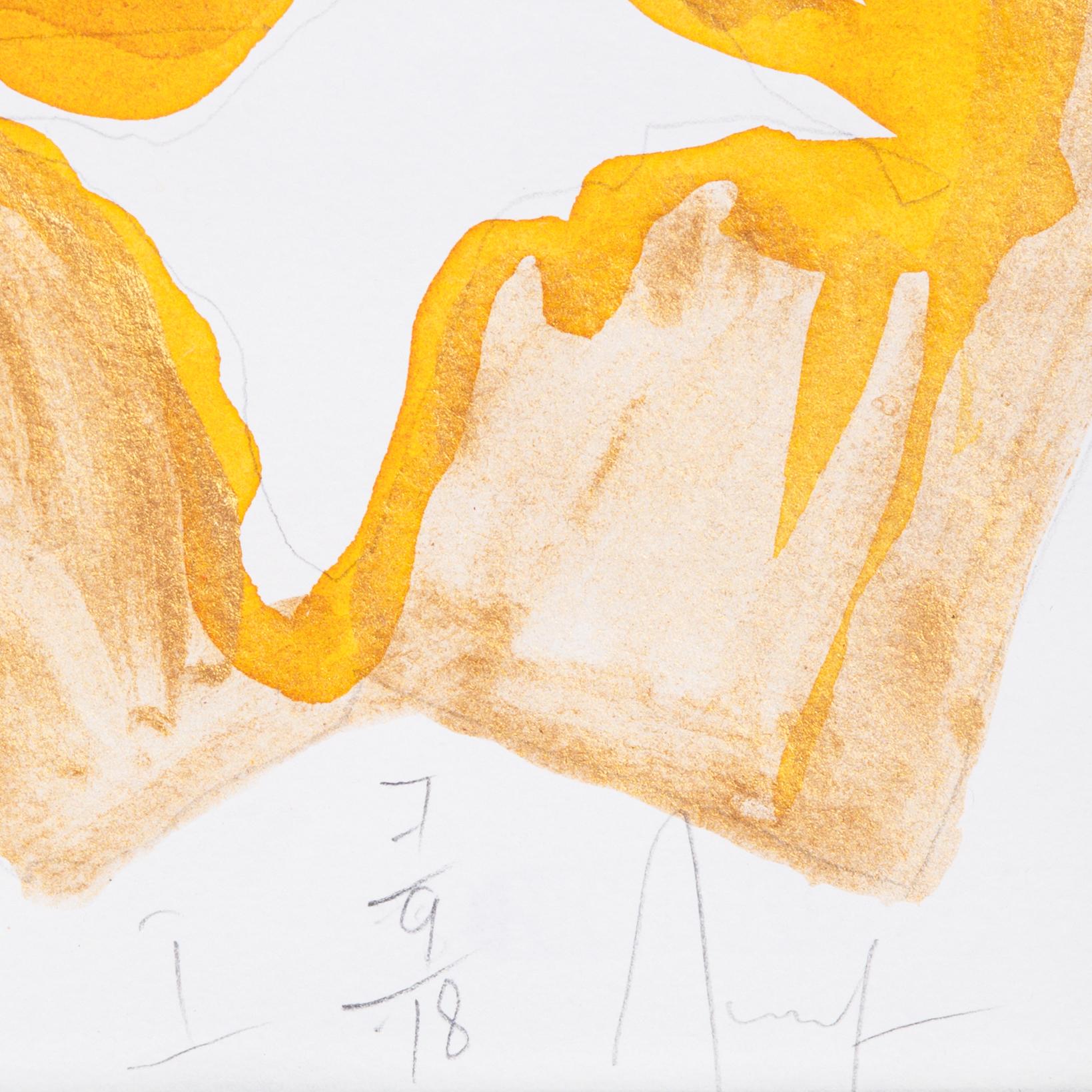 Ulf Rollof, watercolour on paper in light box with plexi. Signed and dated 7/9/18.